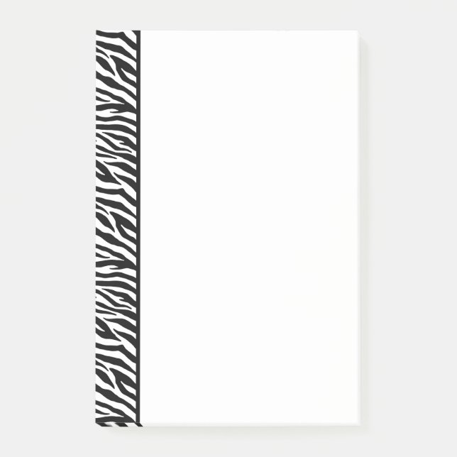 Post-it-Notes i Zebra tryck Post-it Block (Framsida)