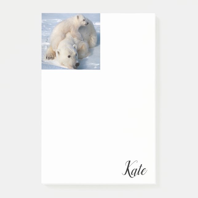 Post-it Notes Isbjörn Block (Framsida)