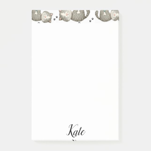 Post-it Notes Katter Kittel Block (Framsida)