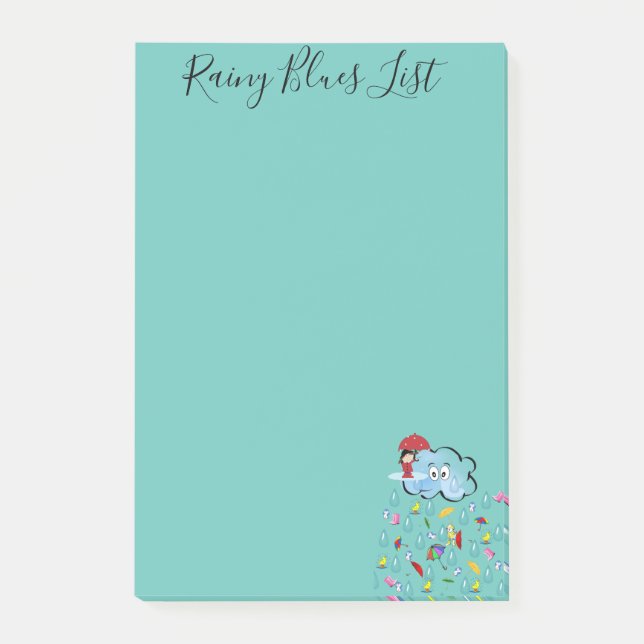 Post-it Notes Moln Paraplyer Block (Framsida)