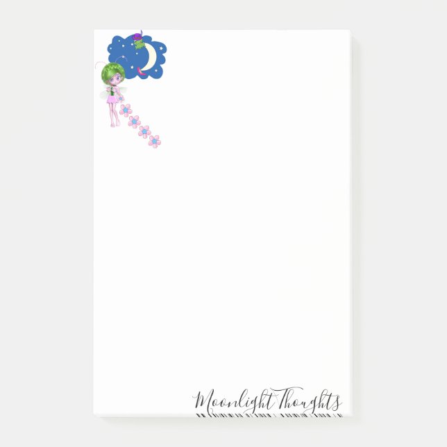 Post-it Notes Moon Floral Block (Framsida)