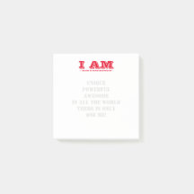 Post it Notes Red I är ett unikt kraftfullt vatten