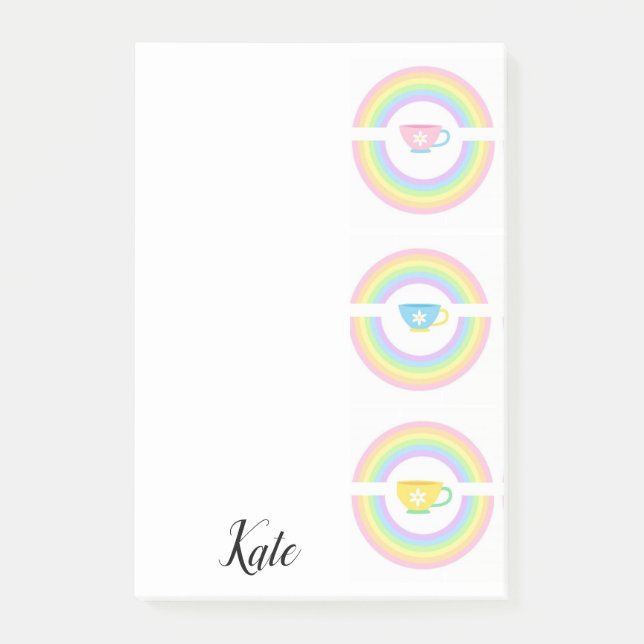 Post-it Notes Regnbåge Block (Framsida)