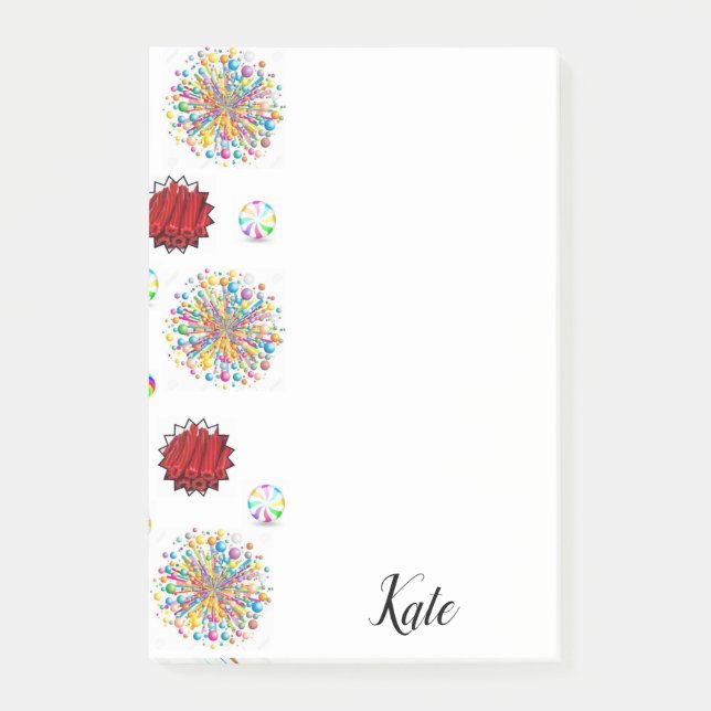 Post-it Notes Röda Lakrits Block (Framsida)