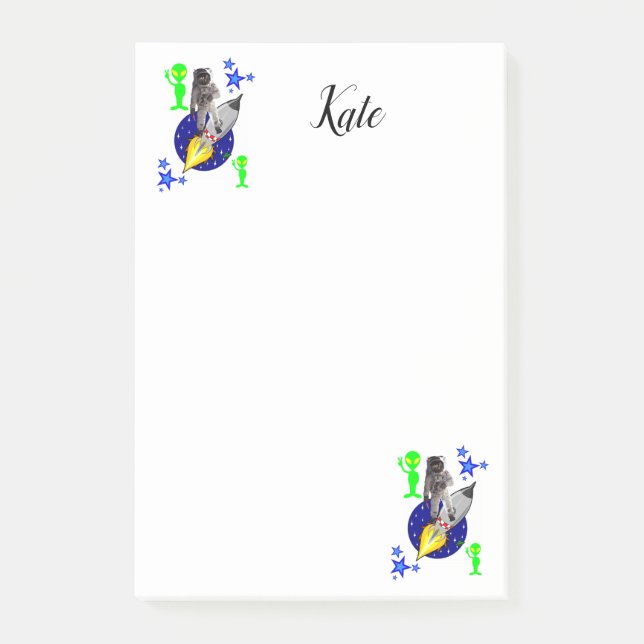 Post-it Notes Rymdskepp Block (Framsida)