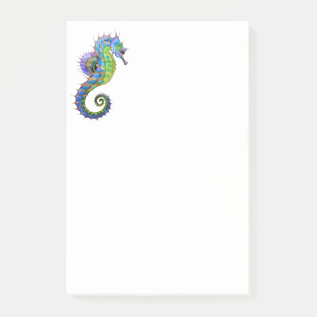 Post-it-notes-Seahorse Post-it Block (Framsida)