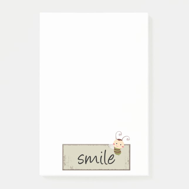 Post-it Notes Smile Humla Block (Framsida)