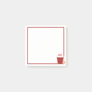 Post-It Notes Söt glasskopp och marshmallow Block