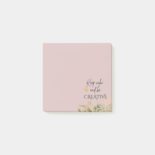 Post it notes | sticky notes | motivational post-it block (Framsida)