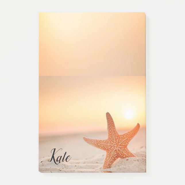 Post-it Notes Stjärnfisk Strand Block (Framsida)