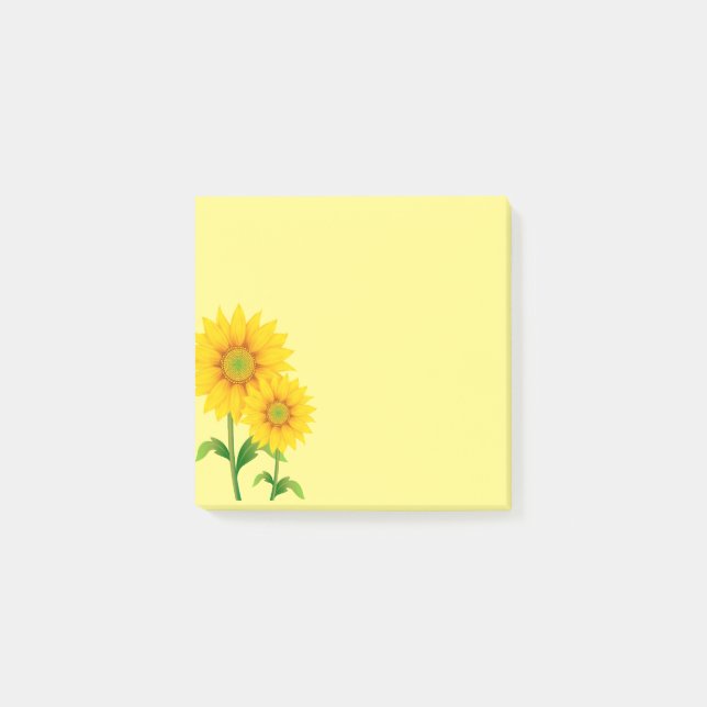 Post-it-Notes-sunblommor Post-it Block (Framsida)