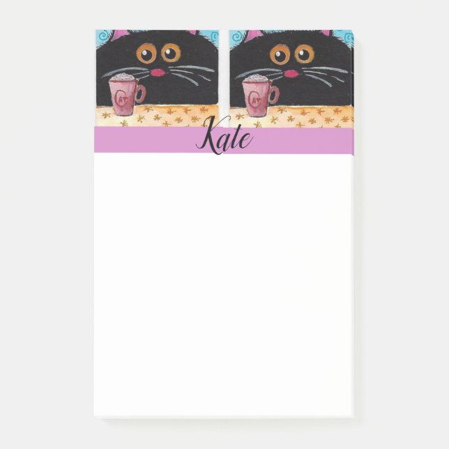 Post-it Notes Whimsical Katt Block (Framsida)