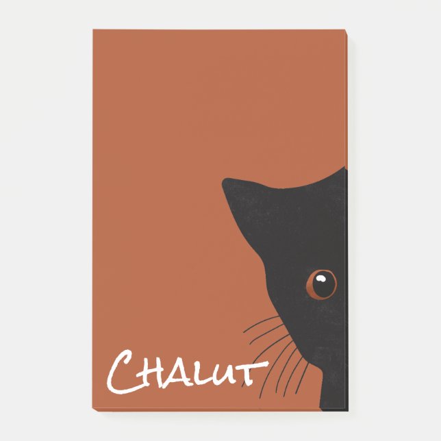 Post-it® Post-It chat noir (Framsida)