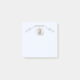 Post-it,,small floral and sophisticated. post-it block