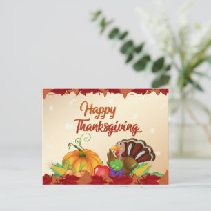 Post-kort för happy thanksgiving helg vykort