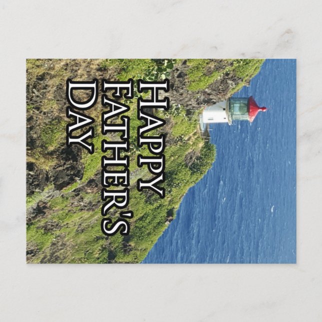 Post-kort för lycklig Fars dag Vykort (Framsida)