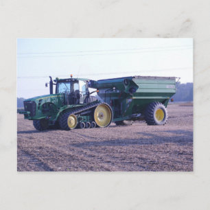 Post-kort för skördegrain i Buggy Harvest Vykort