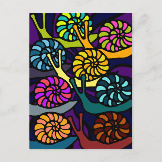 Post-kort för snigel Tävling Vykort