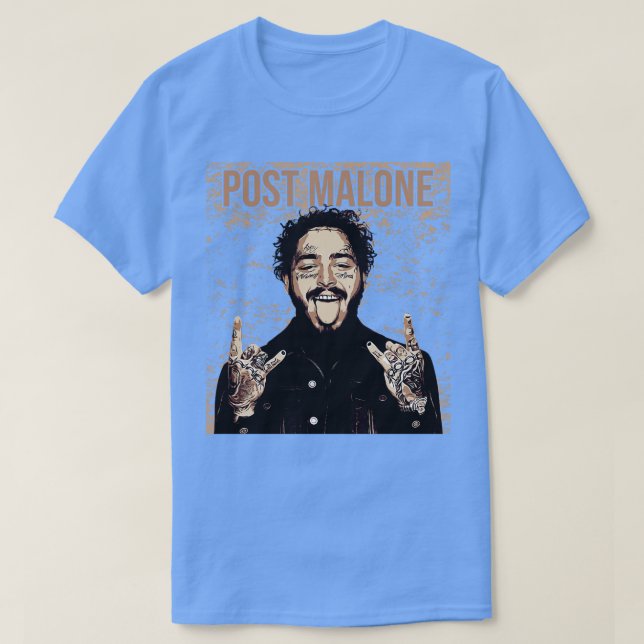 Post Malone Rapper T Shirt (Design framsida)