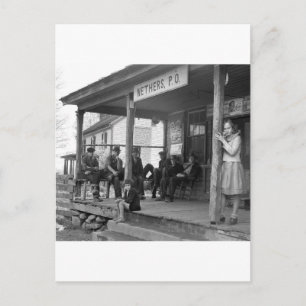Post Office at Nethers, 1935 Vykort