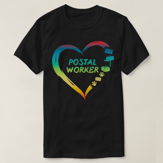 Post Office för postverksleverans T Shirt (Design framsida)