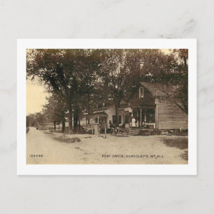 Post Office, Schooleys Mountain, NJ Vintage Vykort