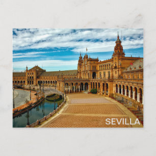 Post Plaza de España de Sevilla Vykort