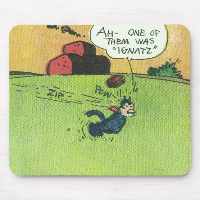 "Post! Pow!" Mousepad Musmatta (Framsidan)