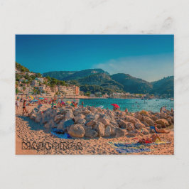 Post Puerto de Sóller en la isla de Mallorca Vykort