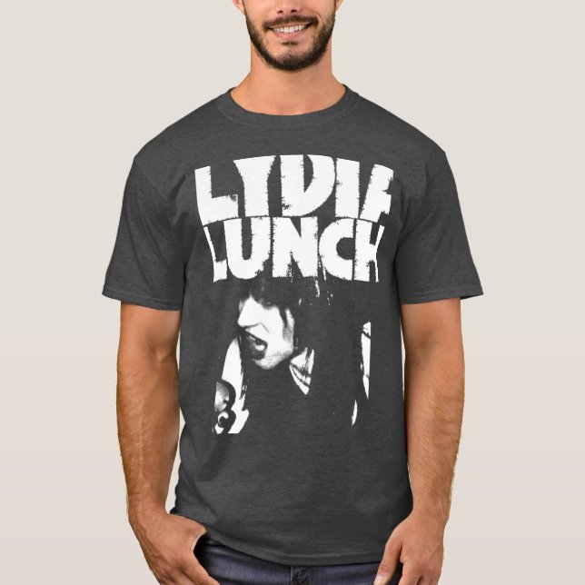 Post Punk No Wave Lunch T Shirt (Framsida)