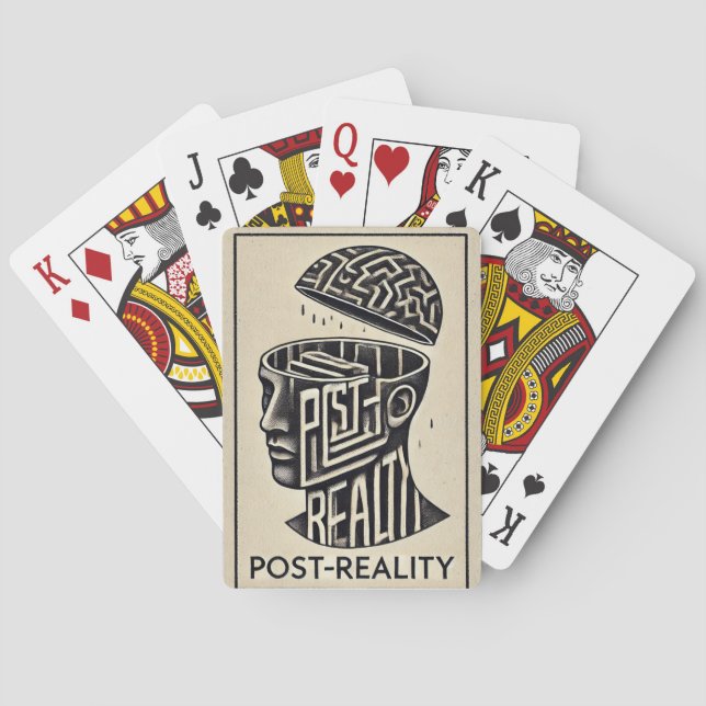 Post-Reality playing Cards Casinokort (Baksidan)