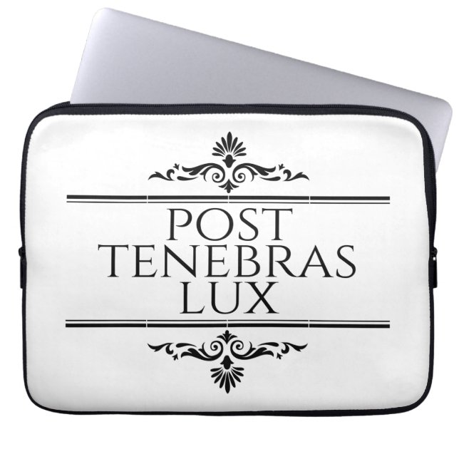 Post Tenebras Lux Laptop Fodral (Framsidan)