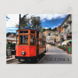 Post tren de Soller en la isla de Mallorca Vykort