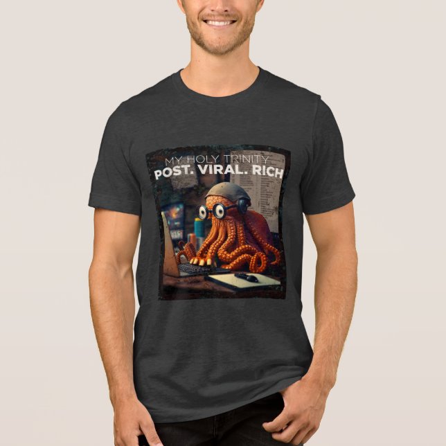 Post Viral Rik - Squid Gamer T Shirt (Framsida)