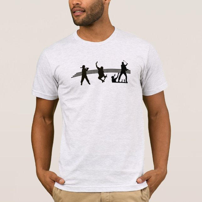 Posta-Apokalyptiska sportar Tee (Framsida)