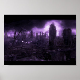 Posta den apokalyptiska staden poster