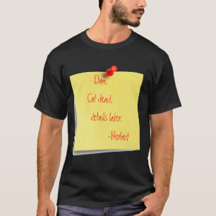 posta-den-notera Dan, kattdead, Tee