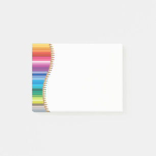 Posta-den-Notera-Färgat ritar Post-it Block