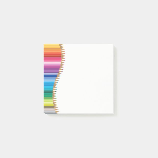 Posta-den-Notera-Färgat ritar Post-it Block (Framsida)