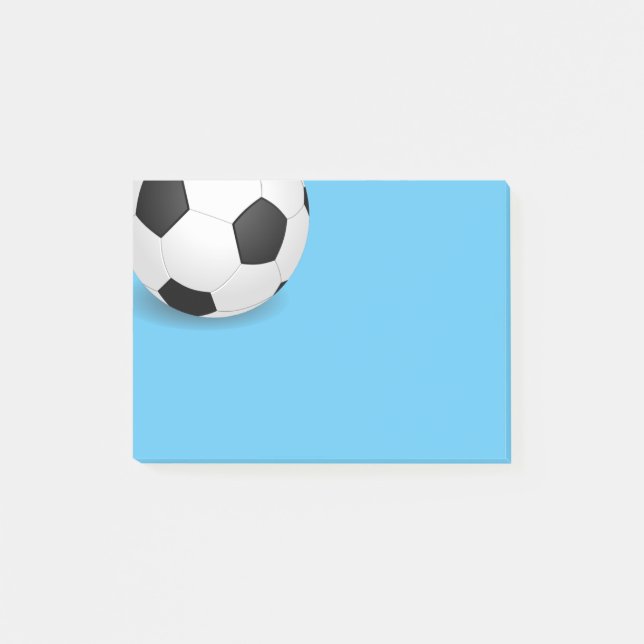 Posta-den-Notera-Fotboll boll Post-it Block (Framsida)