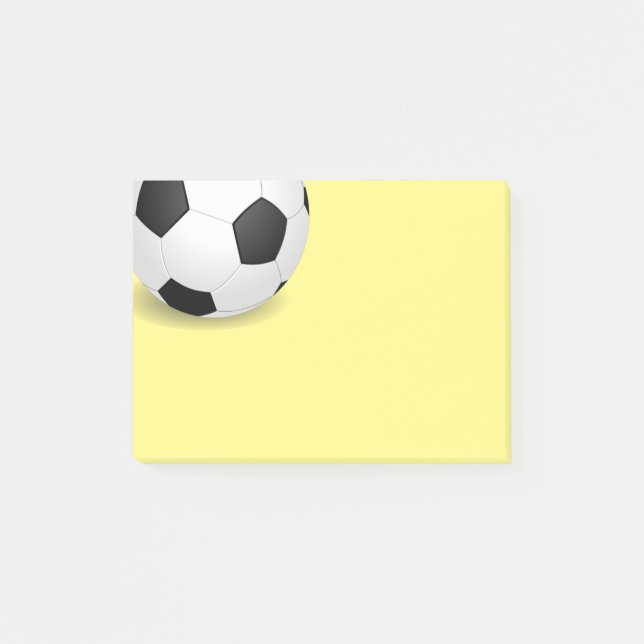 Posta-den-Notera-Fotboll boll Post-it Block (Framsida)