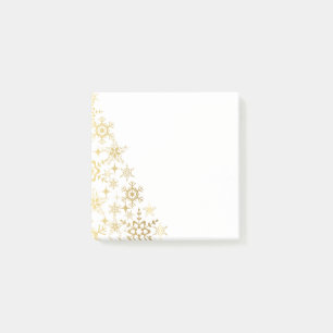 Posta-den-Notera-Guld snöflingor Post-it Block