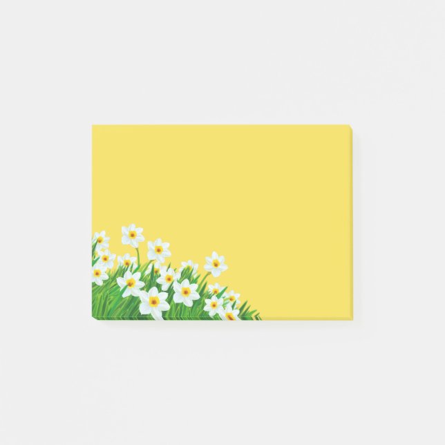 Posta-den-Notera-Påskliljar Post-it Block (Framsida)