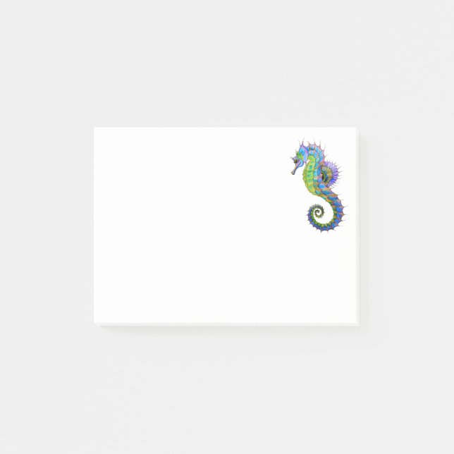 Posta-den-Notera-Seahorse Post-it Block (Framsida)