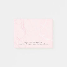 Posta det noterar anteckningsblocket - rosamarmor