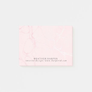 Posta det noterar anteckningsblocket - rosamarmor post-it block