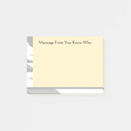 Posta-det noterar för honom post-it block