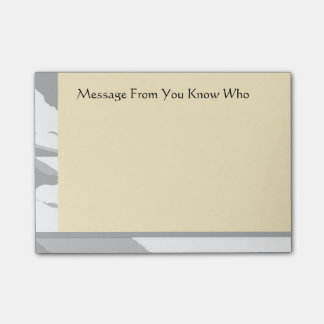 Posta-det noterar för honom post-it block