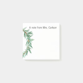 Posta det noterar med kranen post-it block