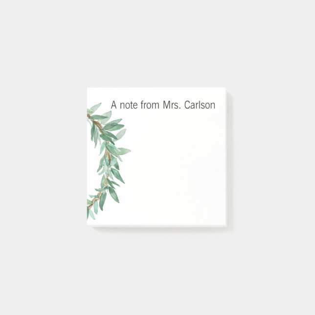 Posta det noterar med kranen post-it block (Framsida)